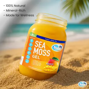 Mango Sea Moss Gel - 100% Natural & Mineral-Rich for Health & Wellness - 8 FL OZ Ready-to-Enjoy Gel with Essential Nutrients - Wildcrafted & Pure - Energy Boost - Skin Glow - Digestive Health - Thyroid Support