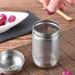 Stainless Steel Tea Infuser Filter Strainer Herbal Brewing Loose Leaf Maker Water Separator Kitchen Tools