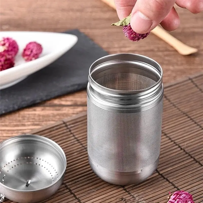 Stainless Steel Tea Infuser Filter Mesh Strainer Herbal Brewing Loose Leaf Maker Water Separator Kitchen Tools Strainers for Kitchen