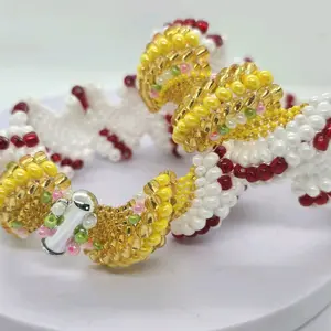 Pulsera para Orisha Obatala Ayaguna con Oshun Ibu Akuaro.