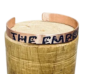 HOLLOW PRESSED BARE COPPER (THE EMPRESS) ADJUSTABLE CUFF