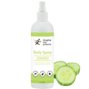 Pet Deodorizer Perfume Spray Cucumber Melon Scent for Dogs, Cats, Safe for All Pets Water based Non toxic cat perfume dog perfume pet cologne