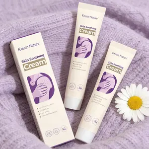 Kreain Nature Skin Soothing Cream - Lightweight Daily Moisturizer for Soft Comfortable Skin 20g Non Greasy Formula Gentle Care