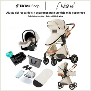[Weekly Picks] Aobtkel,Baby Stroller, Deals for You Days, 4-in-1 Portable & Foldable Toddler Stroller with Sunshade, High Quality & Lightweight Travel Stroller for Babies Outdoor Fun, Adjustable Stroller and Accessories Combo Set, One-Click Folding.]