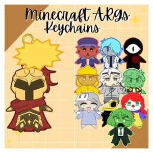Minecraft ARG Clear Acrylic Keychains, Cute, Durable, And Perfect For Bags, Keys, Or Gifts. Great For Daily Use Or As Thoughtful Little Gifts For Your Friends And Yourself.