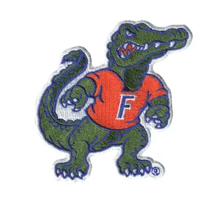 Florida Albert the Gator Mark 3. 125" W x 3. 25" H  (Hook & Loop Patch - NOT Iron On)