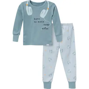 Toddler Boys' Long Sleeve Pajama Set, 2-Piece, Music or Moose