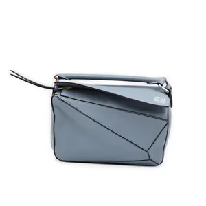 Pre-owned Loewe leather Shoulder Bags Calfskin Small Puzzle Shoulder Bag (JMG00460)