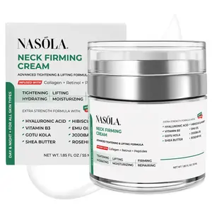 Nasola Neck Firming Cream with Retinol Collagen & Hyaluronic Acid Lifting Tightener Anti Aging Moisturizer for Saggy Skin