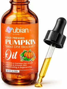 Nubian Nutrified Organic Pumpkin Seed Oil - DHT Blocker for Women Hair Growth - DHT Blocker For Men - Pumpkin Seed Oil for Hair Growth