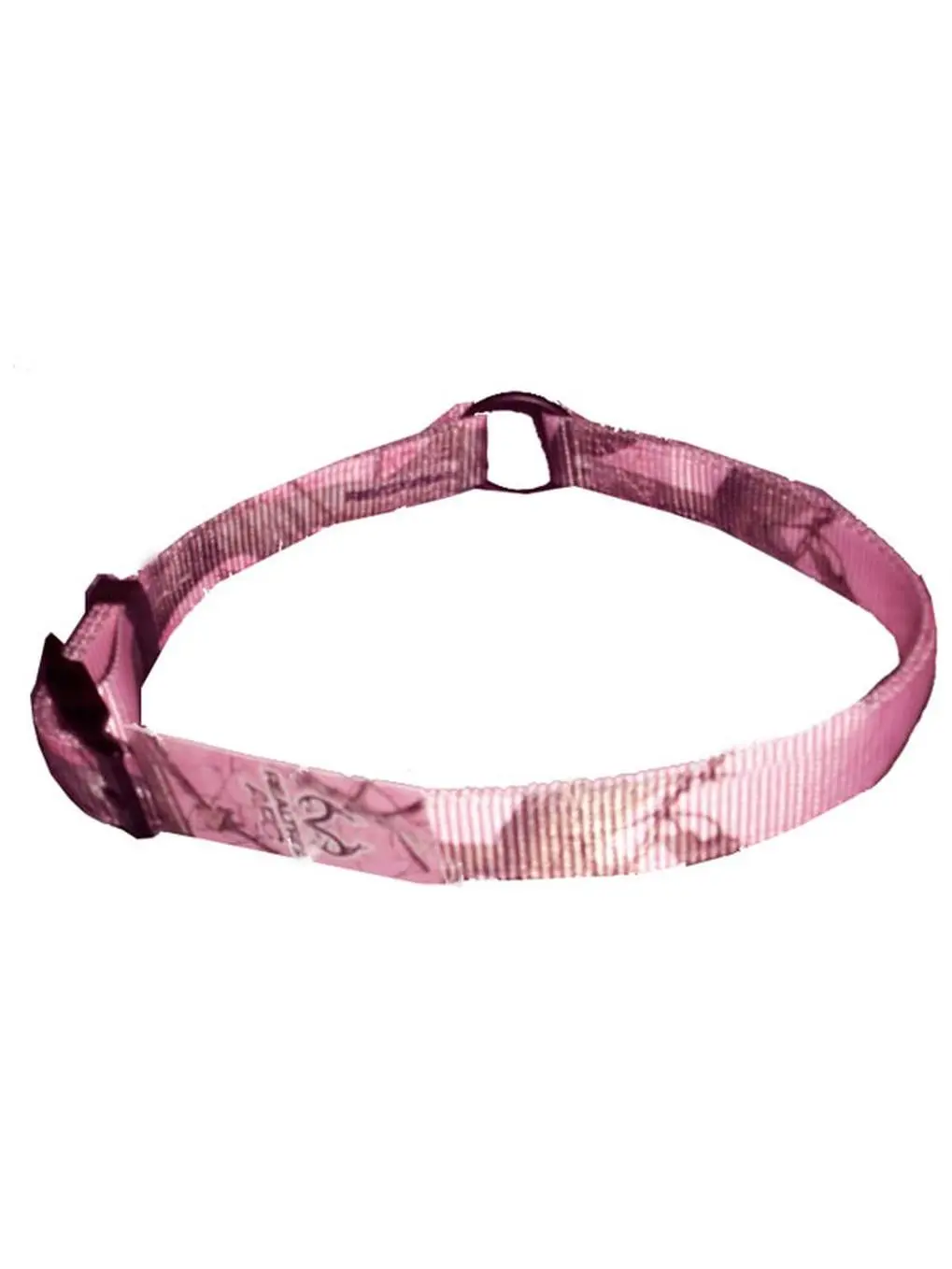 Leather Brothers 123NRT-PK21 1 x 21 Restricting Collar Nylon Pink Camo Collar