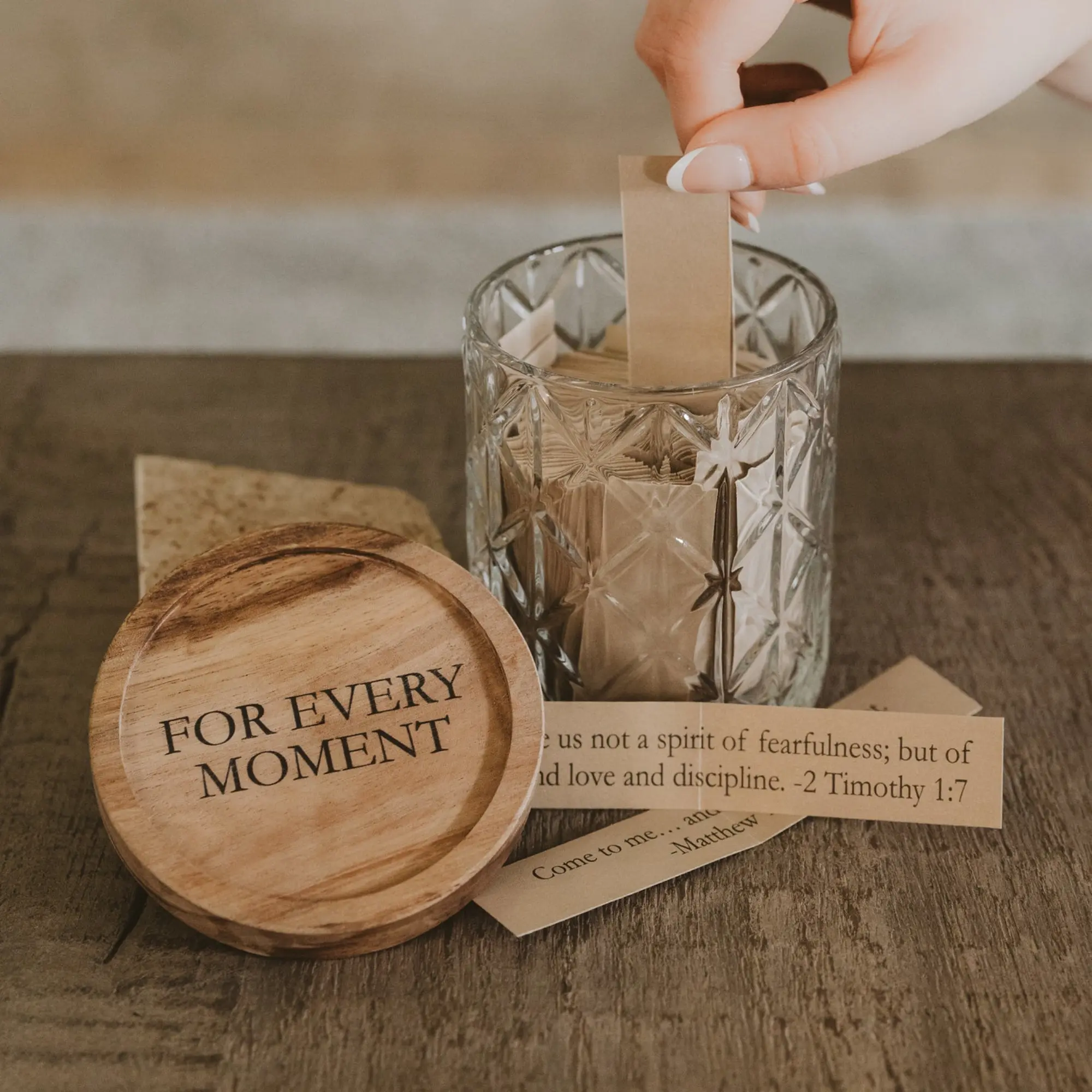 Encouragement for Every Moment Glass Jar