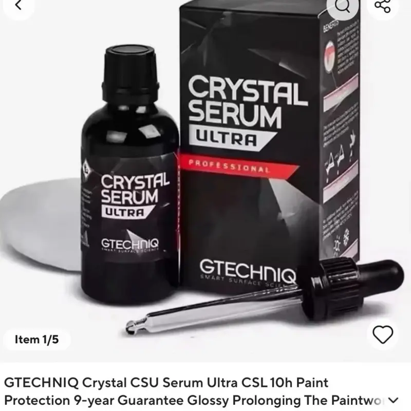 Gtecniq Crystal Serum Ultra Ceramic Coating