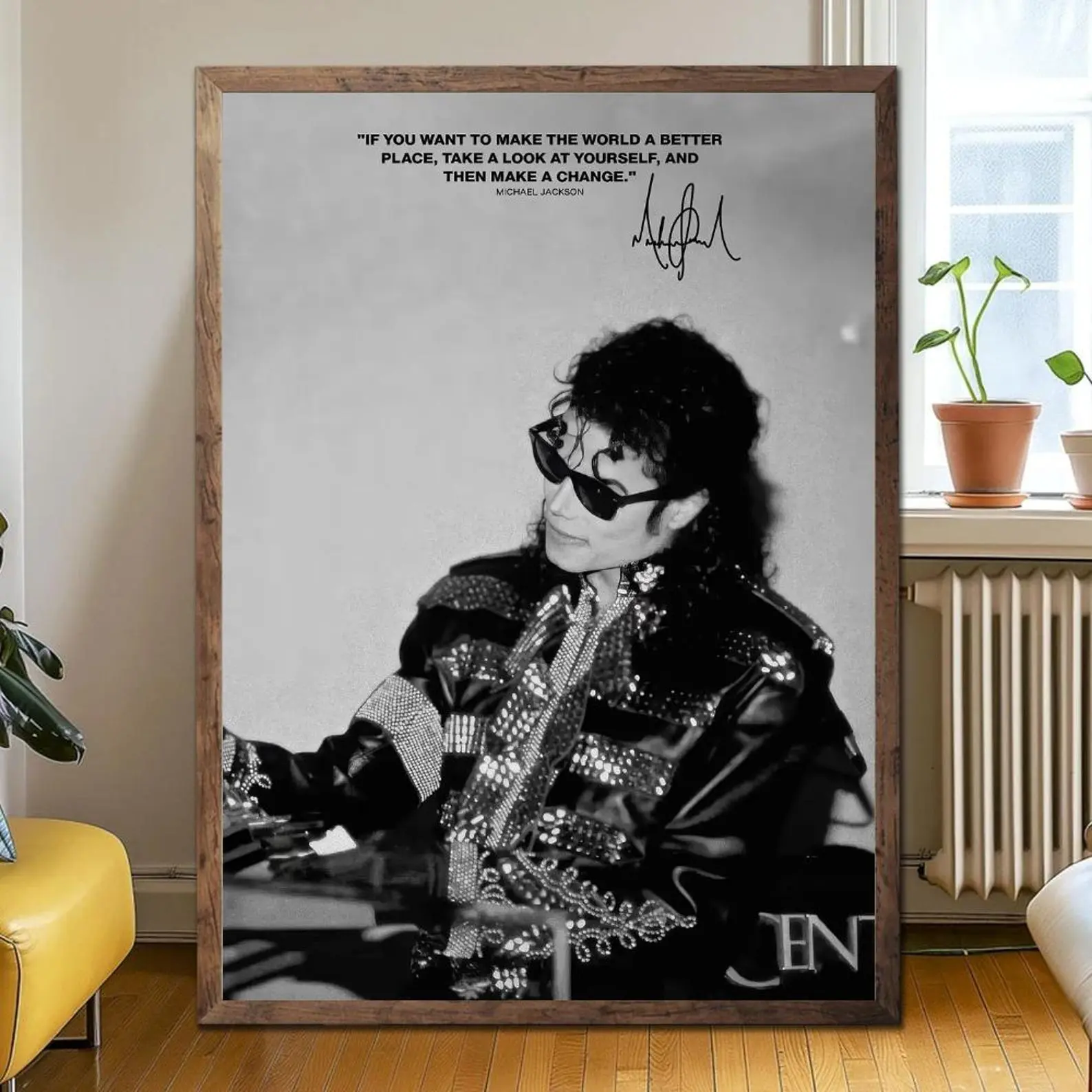 Michael Jackson Retro Poster Vintage Pop Star Wall Art Music Print Decor_No Framed Michael Jackson Retro Poster Vintage Pop Star Wall Art Music Print Decor_No Framed