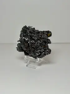 Rainbow Hematite Specimen Large Sparkling Mineral Cluster 4 Ounce Iridescent Display Stone 2.25x2.5x2.5 Inches Natural Hematite for Collectors