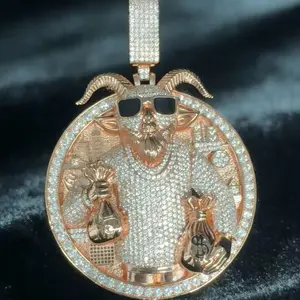 2410 Vintage Relief Goat Head Big Tag | Streetwear Statement Piece