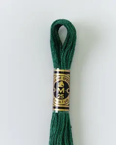 DMC Embroidery Stranded Thread - Six-Strand Embroidery Floss - 561 - Cypress Green