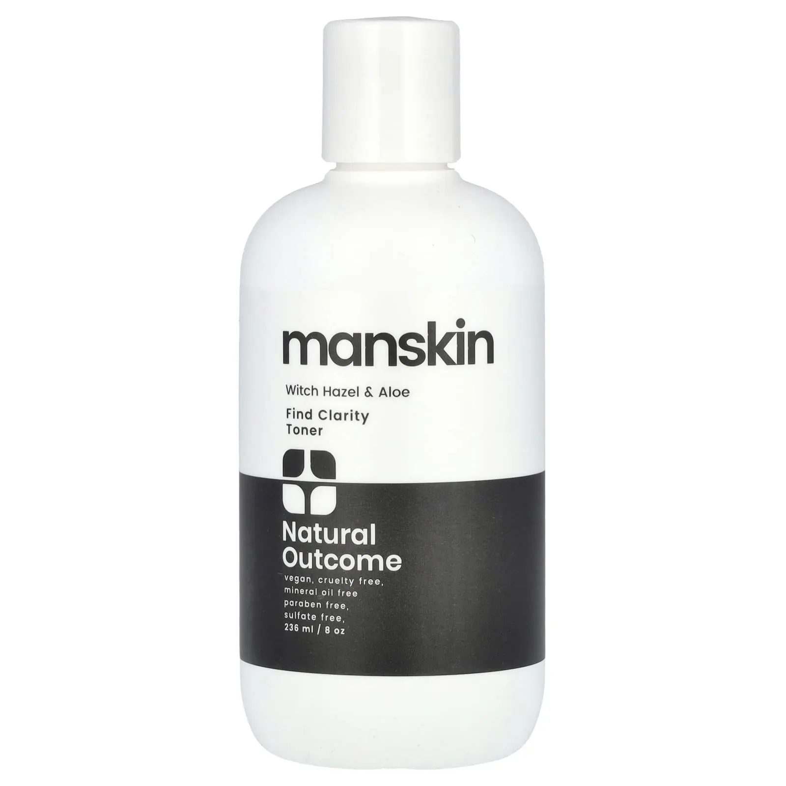 Natural Outcome Man Skin, Find Clarity Toner, 8 oz (236 ml)