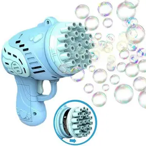 Children's bubble gun, equipped with 10 Bubble Liquid, suitable for children aged 1-3 to 4-8 years old. It can be used as a party gift, summer toy, outdoor item, Easter or birthday present.
