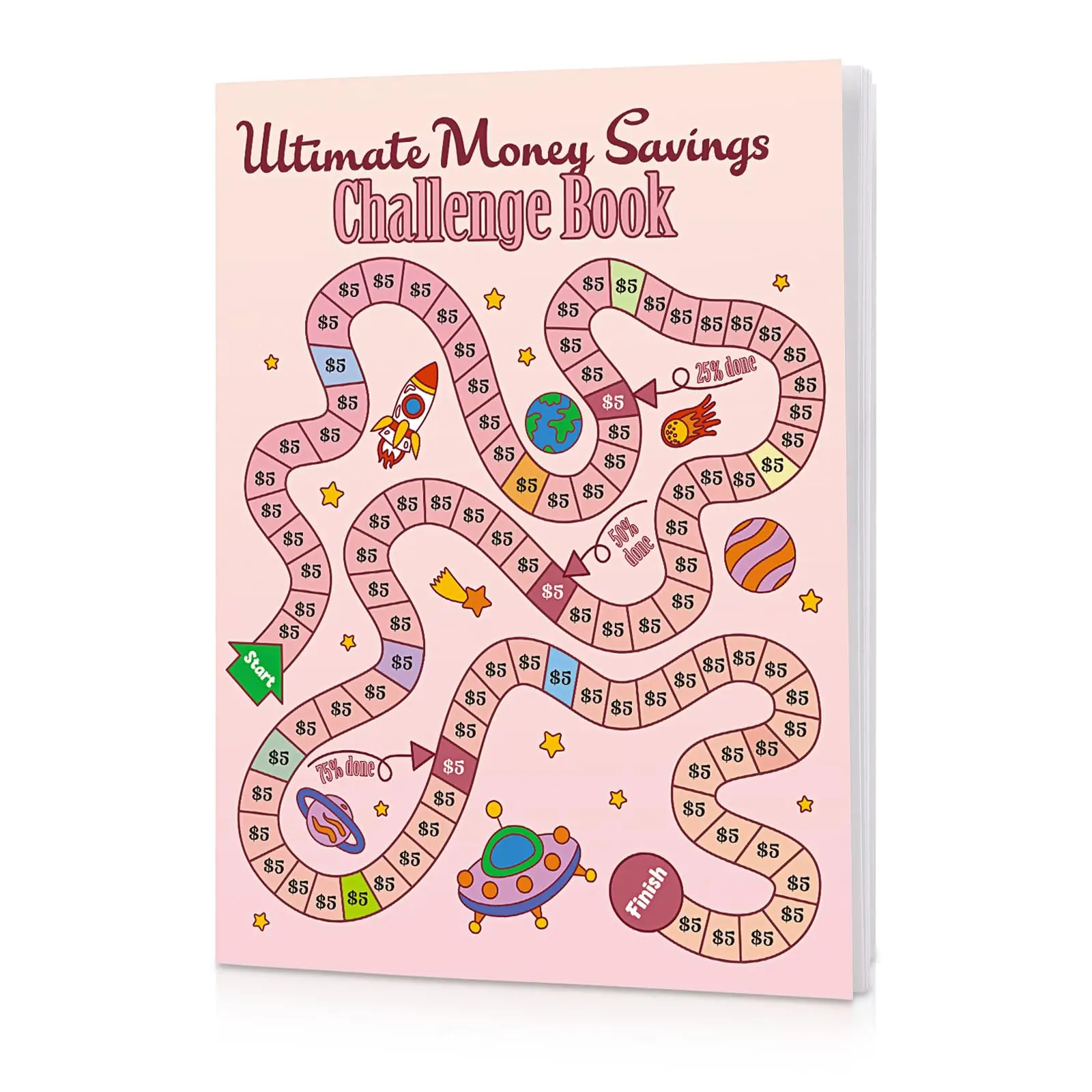 Ultimate Money Saving Challenge Book, Challenge Book with 100 Envelopes, Money Saving Challenge Planner Book