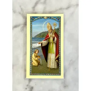Saint Augustine Prayer Card