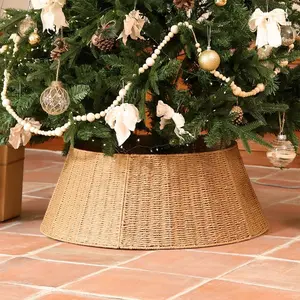 Christmas Tree , 36 Inch Rustic Farmhouse Christmas Tree Base Stand Cover