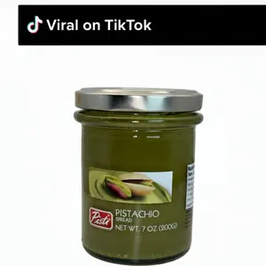 Pistachio of pisti cream 200g/made in Italy/Natural Sweet Italian Nut Spread | Rich Pistachio Flavor | Ideal for Toast, Enjoy on Bread, Biscuits, or Straight from the Spoon | Authentic Italian Treat Baking & Gifting | Premium Artisanal Pistachio Cream