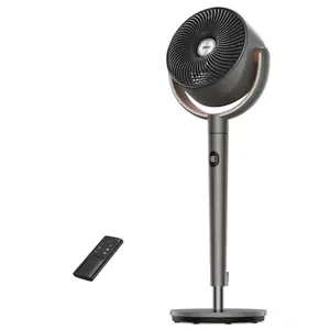 DREO 42-in High Velocity Indoor Oscillating Pedestal Fan, in Grey with Remote
