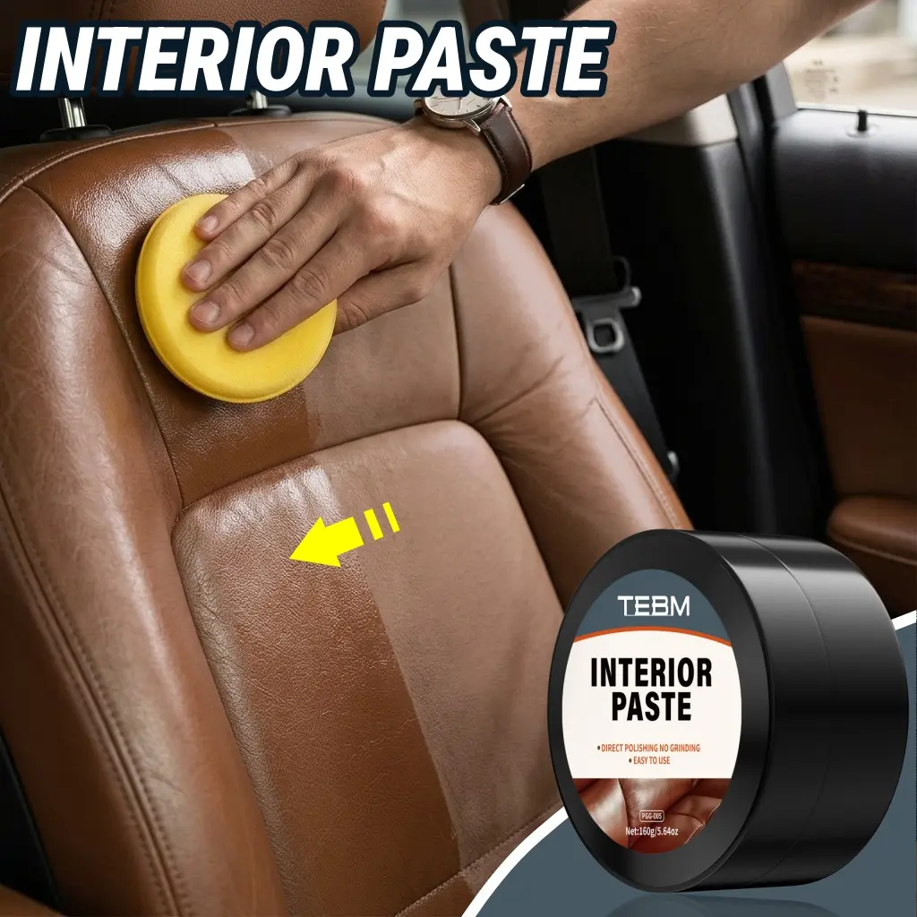 Multi-purpose leather maintenance cream, decontamination, brightening and non-sticky, suitable for the care and maintenance of car seats, leather sofas, and bags