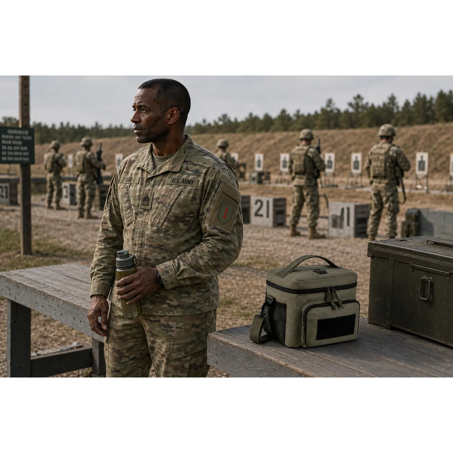 HighSpeedDaddy Tactical Lunch Box For Men & Women- Military Grade Large Insulated Lunch Bag Cooler Bag - Reusable, Portable and Water Resistant - For Work, Travel & Picnic