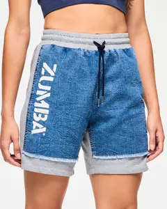 Blue Jean Zumba Denim Shorts
