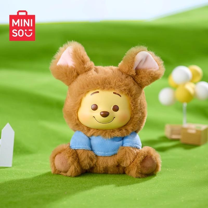 MINISO Wini the Pooh Playful Party Series Soft Vinyl Plush Keychain Figurines - Cute Collectible Backpack Charms & Mystery Blind Box Gifts for Kids & Adults MINISO Wini the Pooh Playful Party Series Soft Vinyl Plush Keychain Figurines - Cute Collectible Backpack Charms & Mystery Blind Box Gifts for Kids & Adults