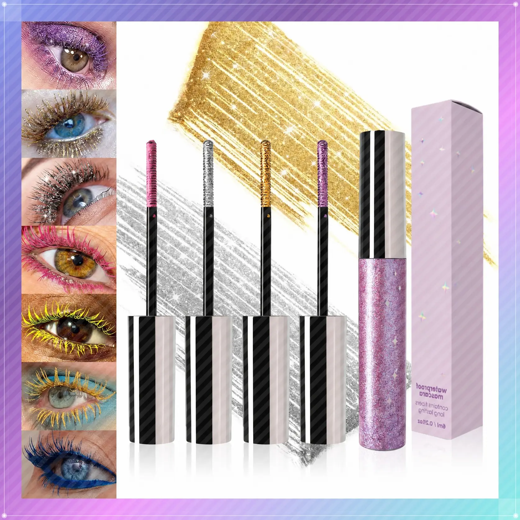 Glitter Mascara Shimmer Season Starts with Your Eyes