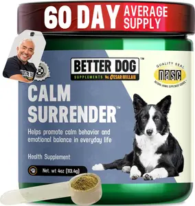 Calm Surrender – Dog Relaxation & Stress Support Supplement | By Cesar Millan