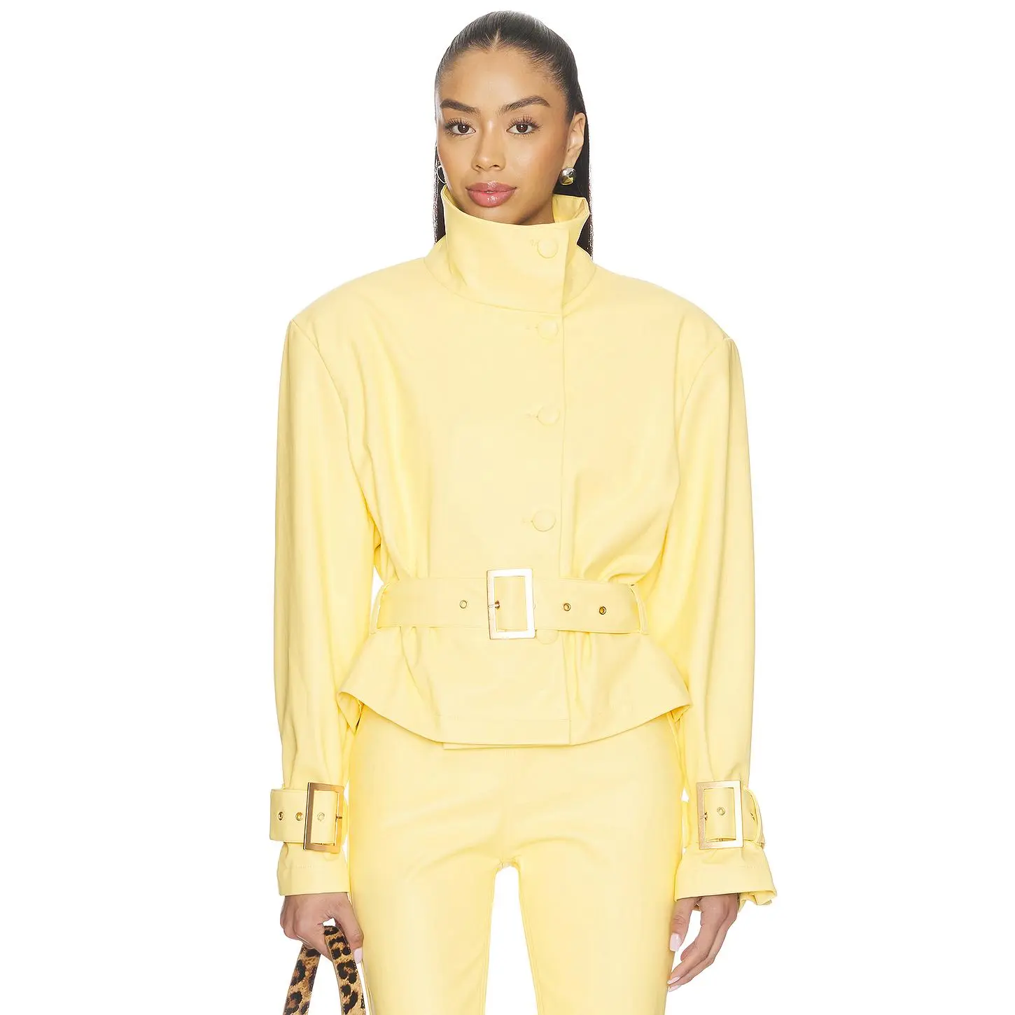 AFRM Scarlette Jacket in Lemon Meringue