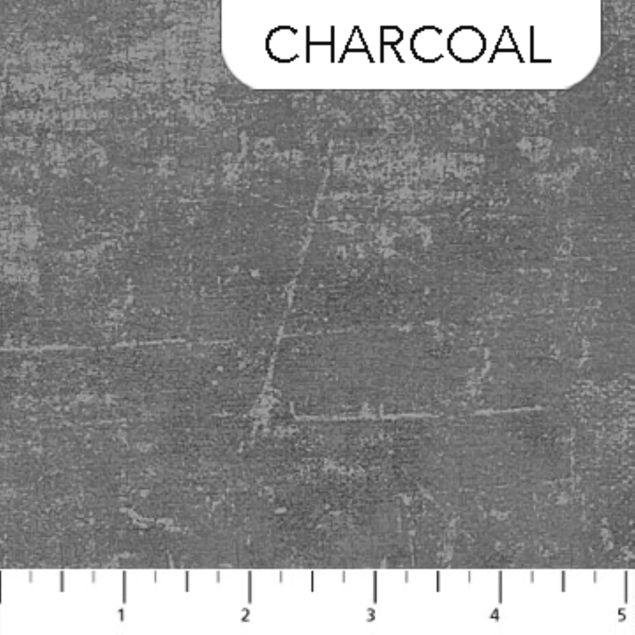 Northcott Canvas Flannel Charcoal | Cloud Soft Cotton Flannel Fabric by the Yard