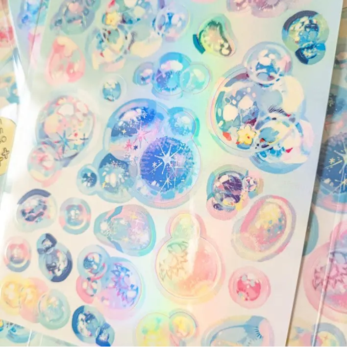 Twinkle Blue Bubble Sticker