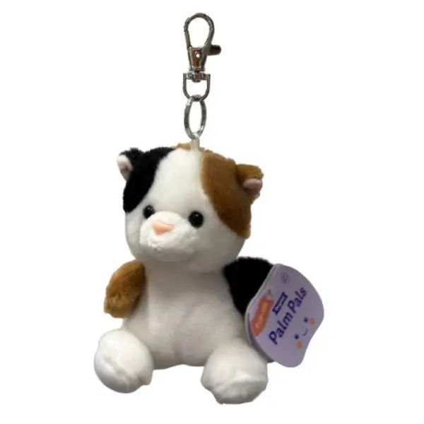 Aurora World Plush - Palm Pals - PEEBS CALICO CAT [Clip-On - 4 inch]