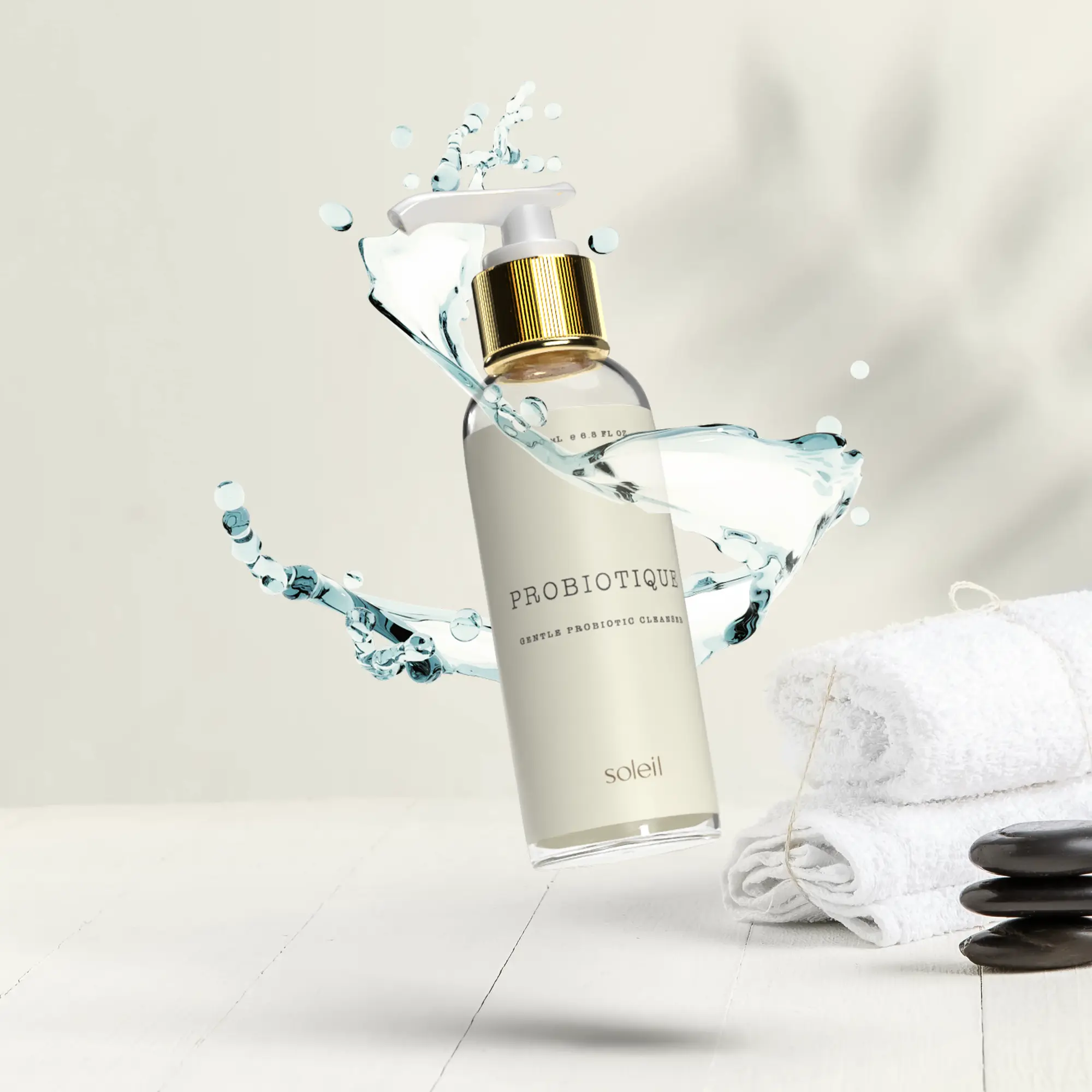 PROBIOTIQUE Gentle Cleanser – Soothes Sensitive Skin, Reduces Redness, Hydrates, Balances Skin Microbiome with Probiotics, Ceramides, and Hyaluronic Acide
