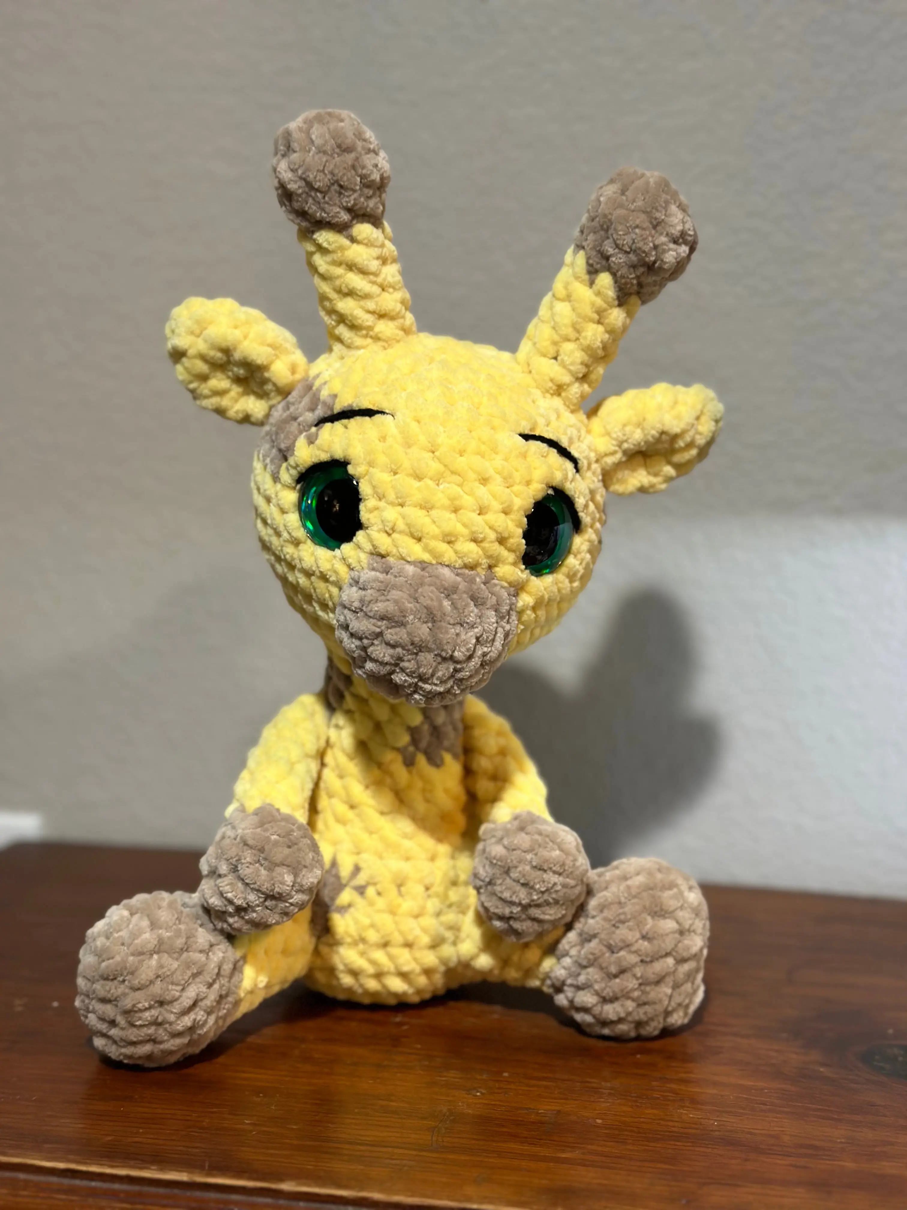 Handmade Giraffe Plush Toy - Safari Animal Stuffed Friend