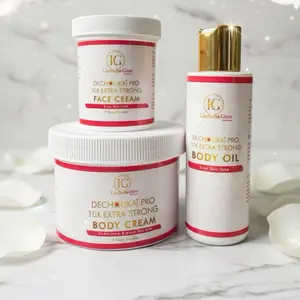 10X Extra strong Dechoukaï Pro-Up to 3-7 shades Extra Moisturizer Skin Repair Radiant Hyaluronic Acid (3 pieces)