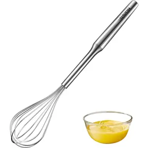 Stainless Steel Small Whisk for Cooking,10-inch Mini Whisk for Cheese, Coffee, Flour, Eggs Achieve Uniform Mixing Effortlessly in Just Minutes.