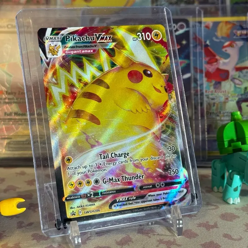 Pikachu Lot - Gigantamax, VMAX, Ultra Rare Holos, EXs, Raw Singles Premium Trading Cards Collectible Trading Cards - TikTok Shop Pikachu Lot - Gigantamax, VMAX, Ultra Rare Holos, EXs, Raw Singles Premium Trading Cards Collectible Trading Cards - TikTok Shop