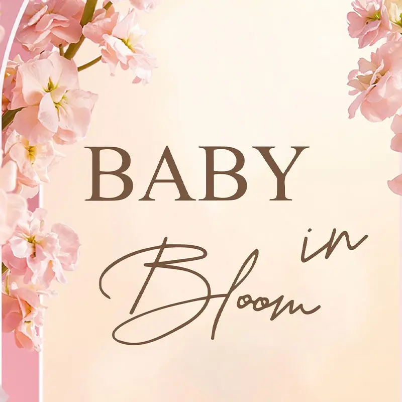 Baby Shower Decorations, Baby Gender Reveal Party Supplies, Decorative Wall Arch Decoration Stickers, Bee Flower Sticker, Wall Decals Peel and Stick, Perfect for Celebrating Newborns