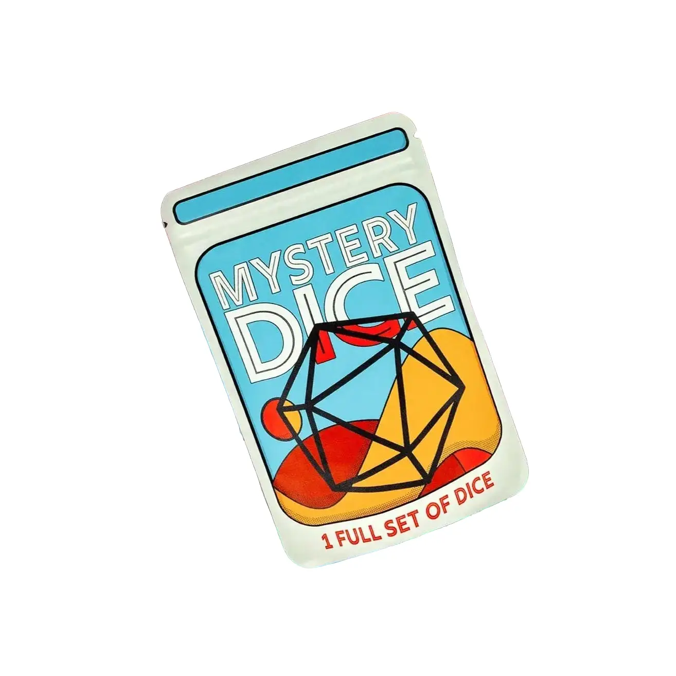 1985 Games Mystery Polyhedral Dice Set | 7-Piece Acrylic or Resin RPG Dice - Compatible with Tabletop Role-Playing Games, D&D, Pathfinder, MTG - Rando