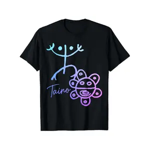 Taino Sun Coqui Graphic T-Shirt, 100% Cotton Crew Neck Tee, Casual Knit Fabric Top for Men & Women, Digital Heat Transfer, Regular Fit, All Seasons - Sizes S-XXXL, Casual Wear Tee |   Graphic Front Tee |   Machine Washable Top