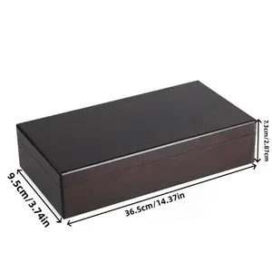 1-piece multi-functional high-end wooden grain gift box + handbag, exquisite storage, suitable for business/holiday gift-giving, multi-scenario universal gift packaging box