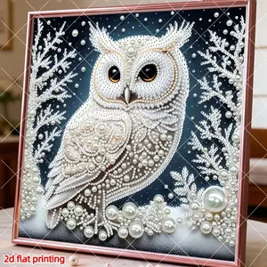 2026 New DIY Pearl Painting Kit, Frameless Owl Design, Home Decor for New Houses, Diamond Art Set, Creative Gift for Craft Enthusiasts