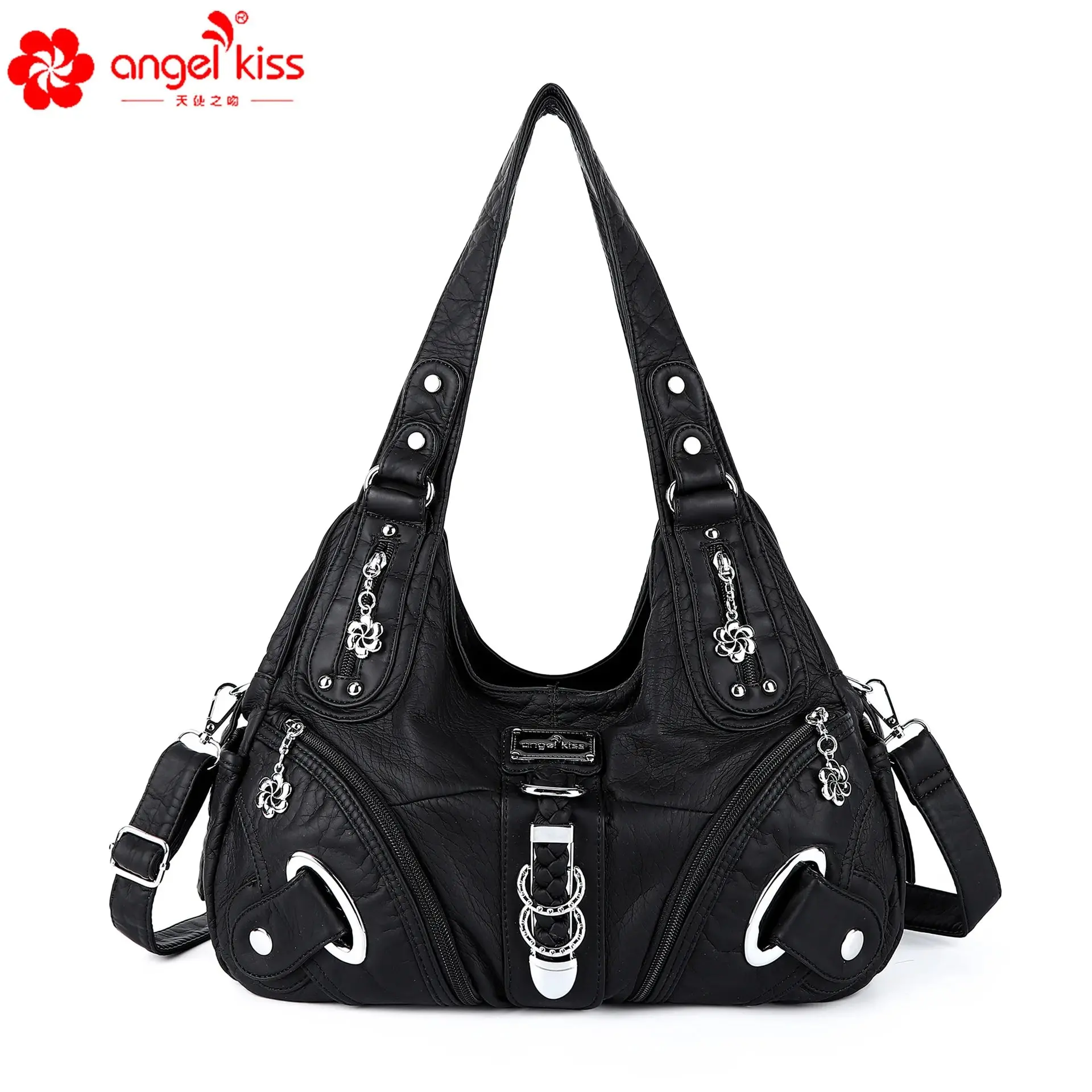 Angelkiss Frauen Handtaschen Mode Schulter Tasche Große Tote Top-griff Shopping-Pack Multifunktionale Satchel Dame Geldbeutel