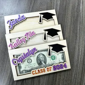 Personalized Graduation Money Holder, Custom Money Gift Holder, Class Of 2024 Gift, Cash Gift Holder, Graduation Gift For Her Him